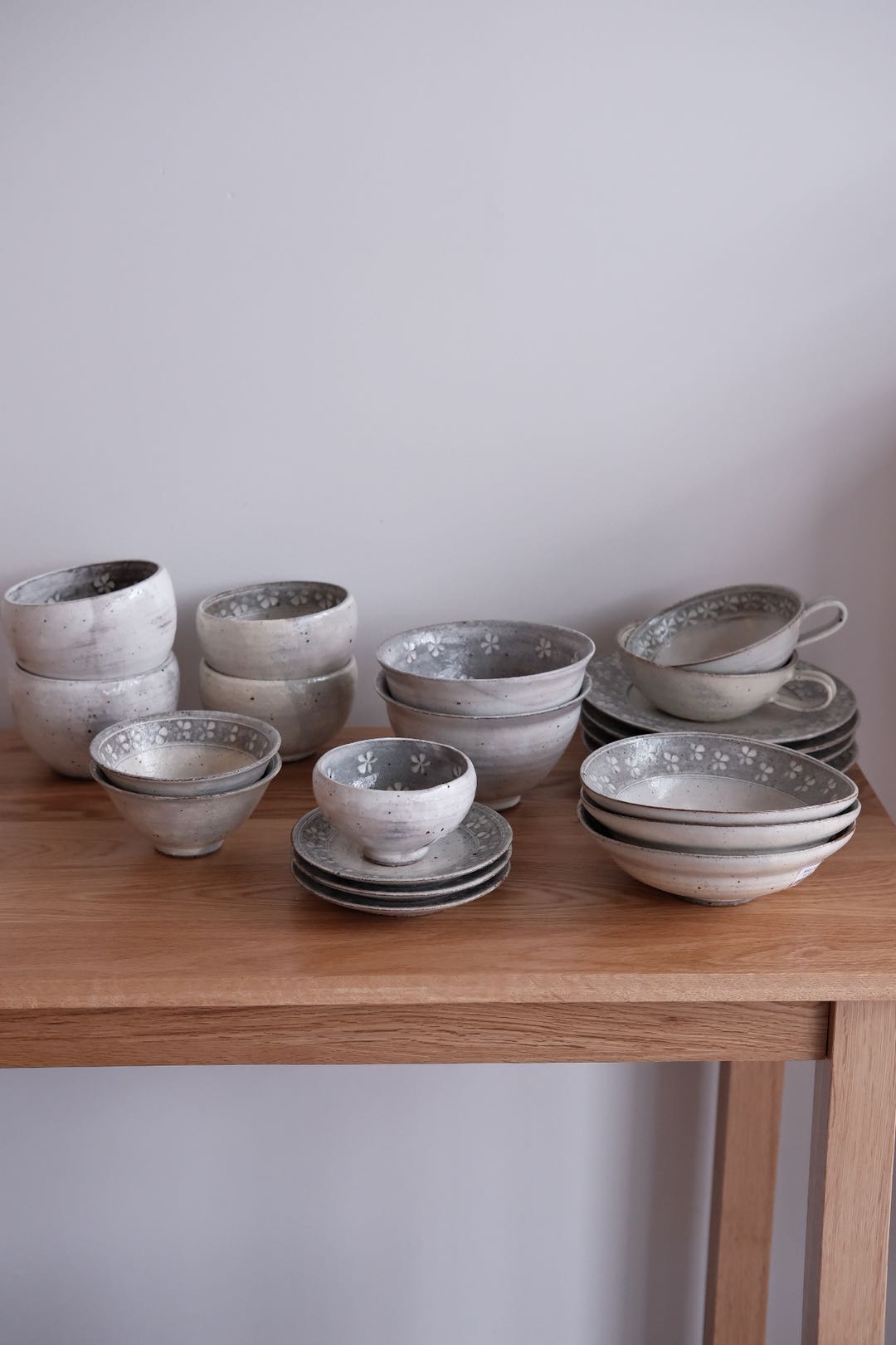 Japanese Mishima Pattern Tableware Collection