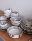 Japanese Mishima Pattern Tableware Collection