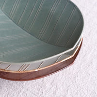Ceramic Japan Hazara Leaf Large Plate