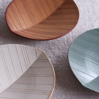 Ceramic Japan Hazara Leaf Medium Plate