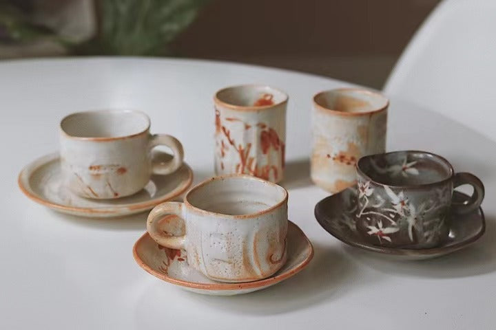 Rough Pottery Ceramic Handmade Tumbler