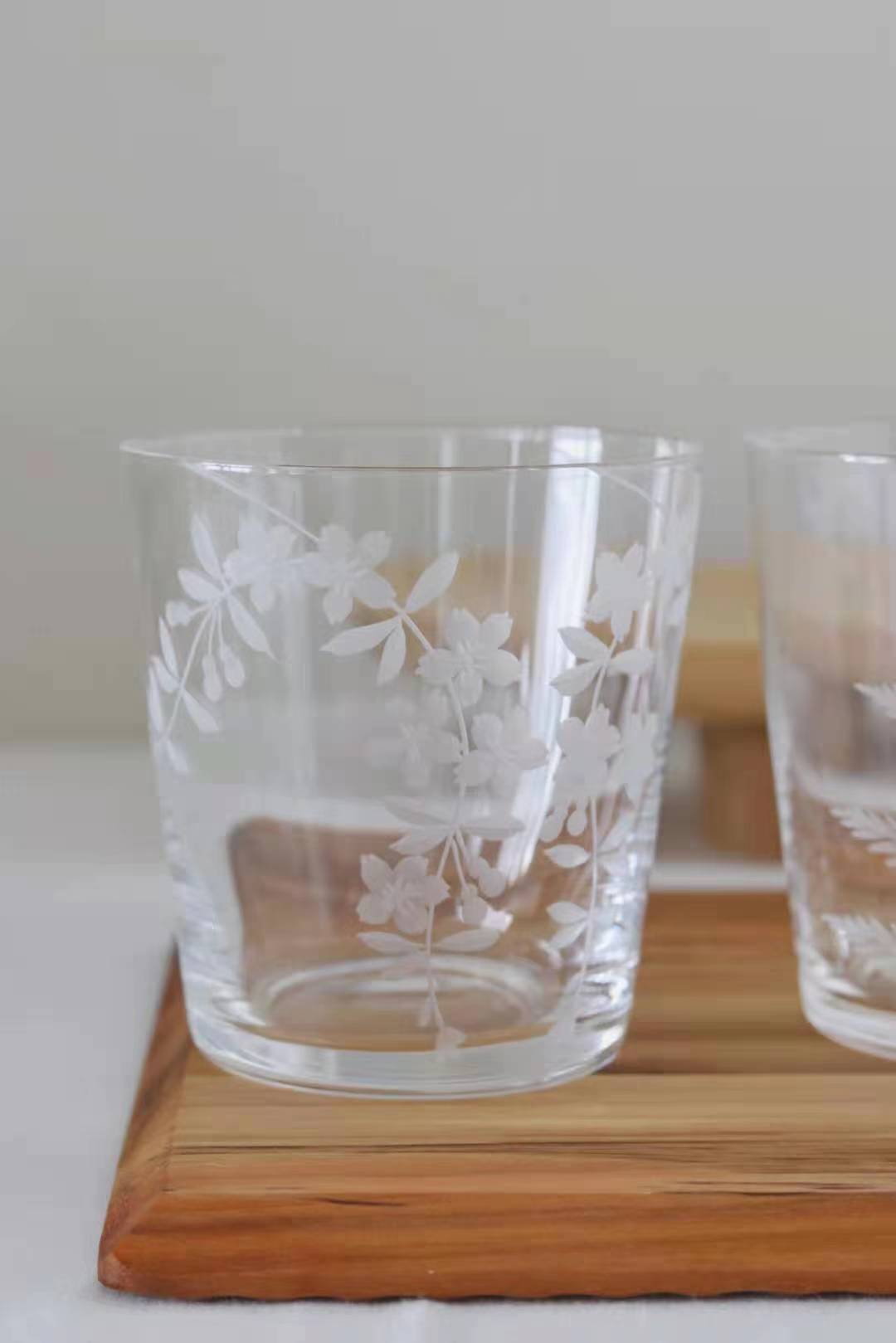 Hirota Glass - 广田哨子手工玻璃杯水瓶