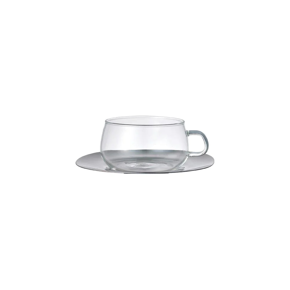KINTO UNITEA cup &amp; saucer(stainless steel)