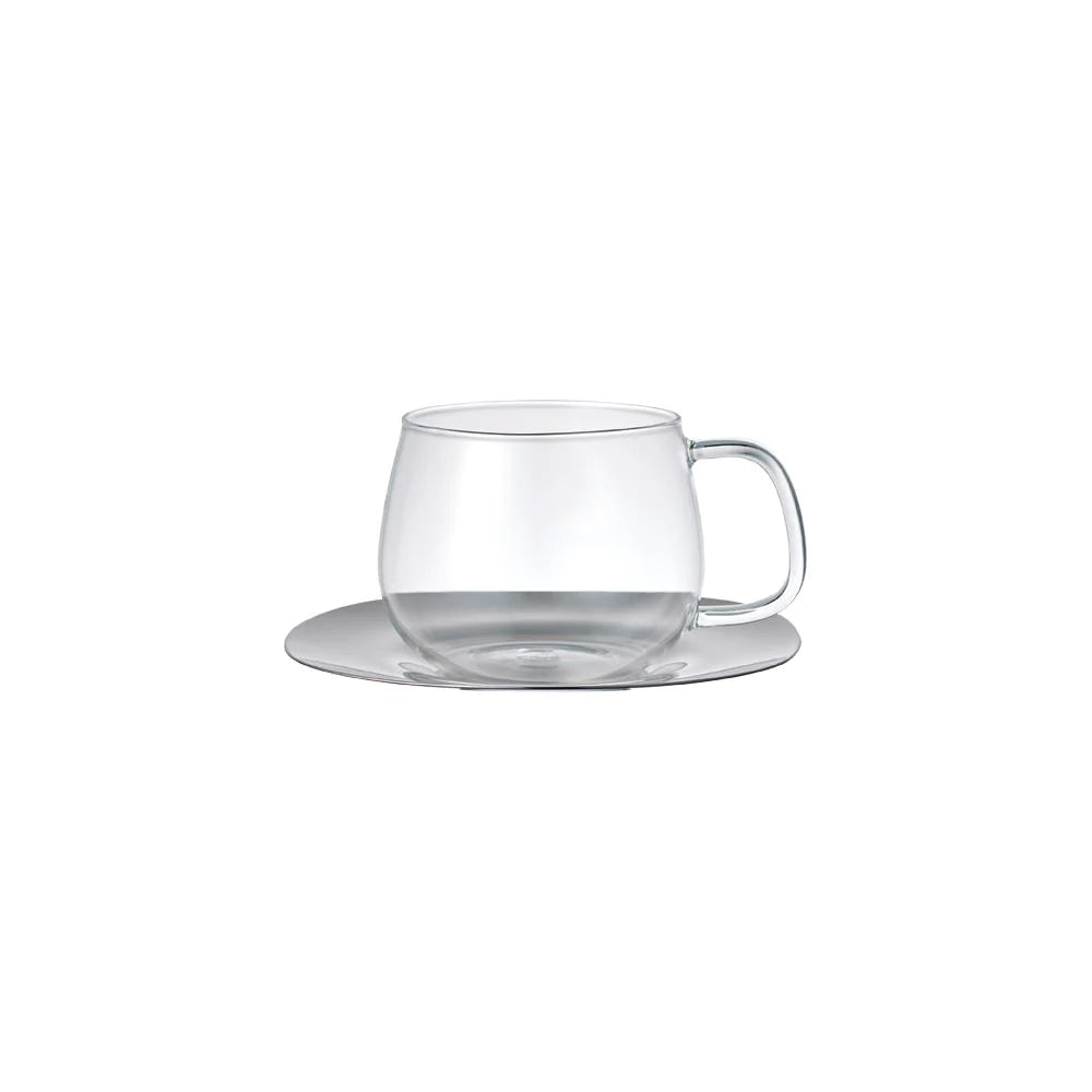 KINTO UNITEA cup &amp; saucer(stainless steel)