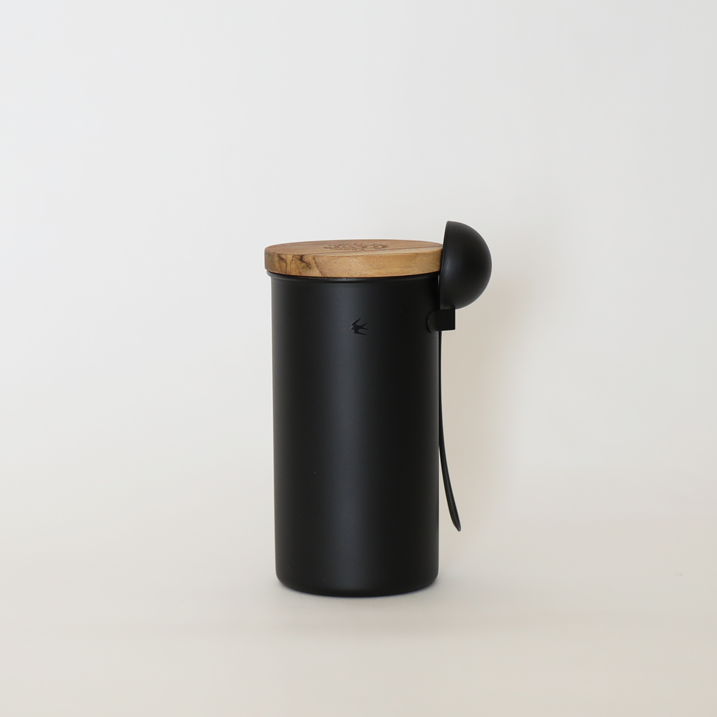 TSUBAME Canister with Hook &amp; Spoon - Black