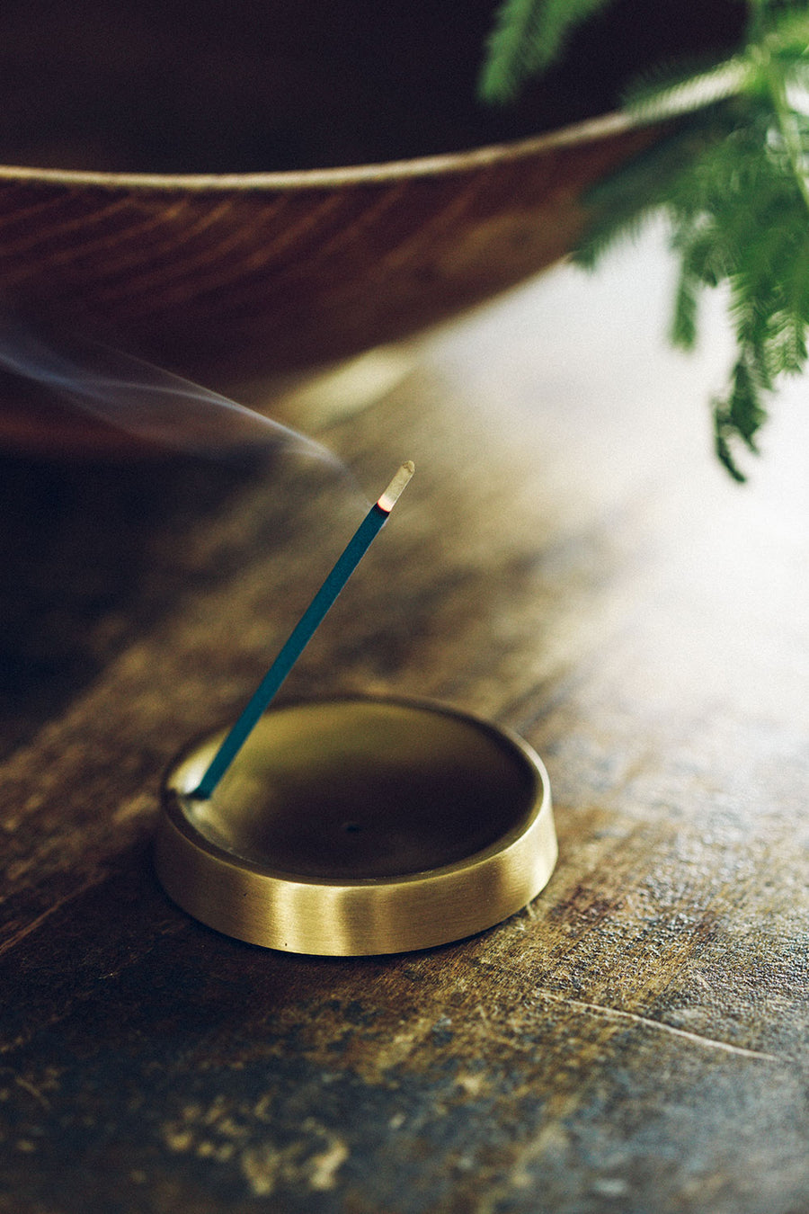 Fog Linen Work Brass Incense Holder