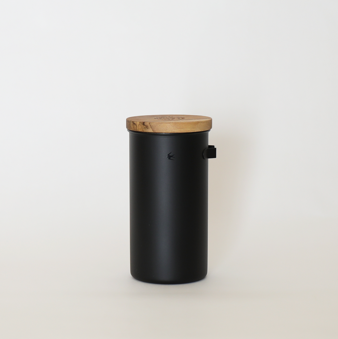 TSUBAME Canister with Hook & Spoon - Black