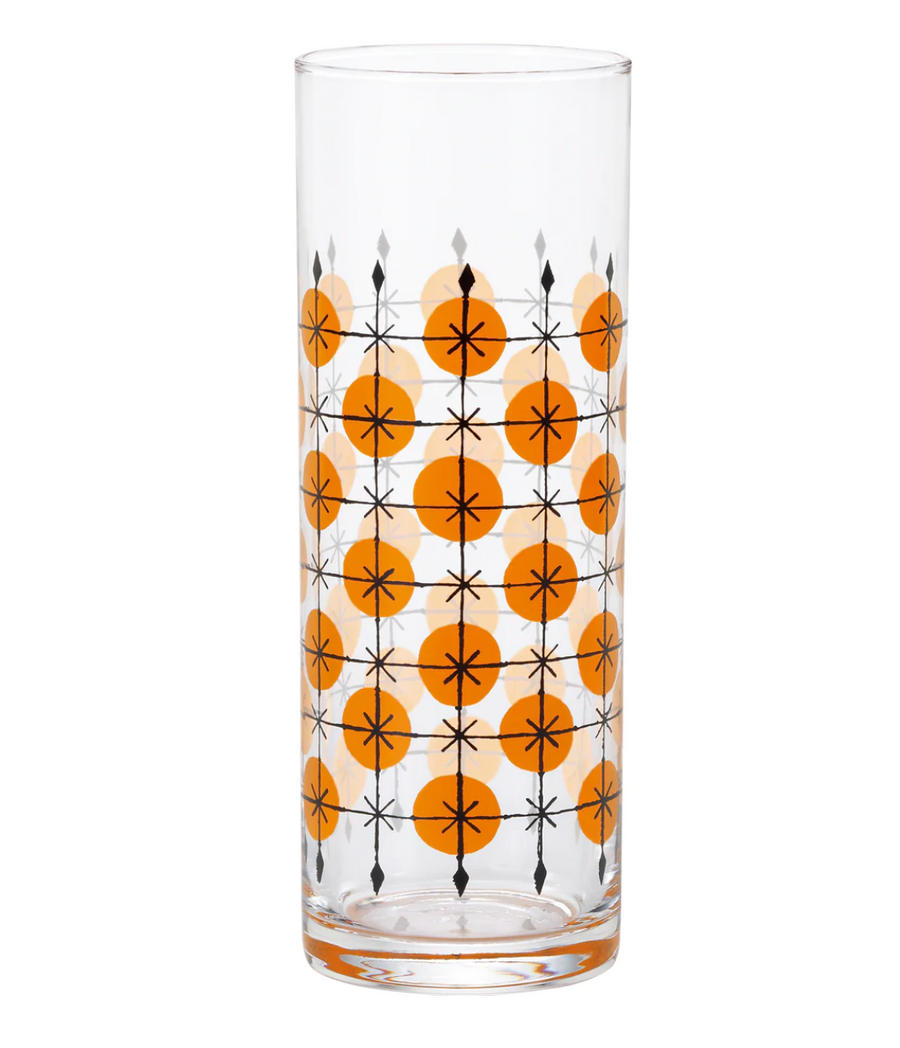 Aderia Glass Retro Tumbler -  Fence