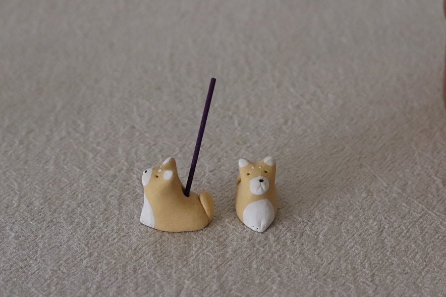 Japanese Ceramic Animal Incense Holder
