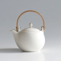 日本制白色陶瓷SALIU 陶瓷茶壶