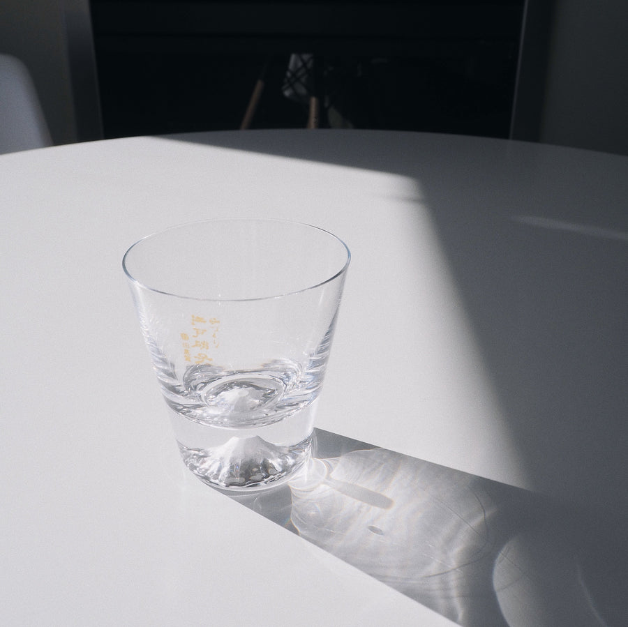江户硝子富士山玻璃杯