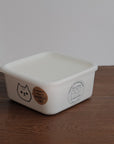 Freezer Food Containers with Lid - Cat
