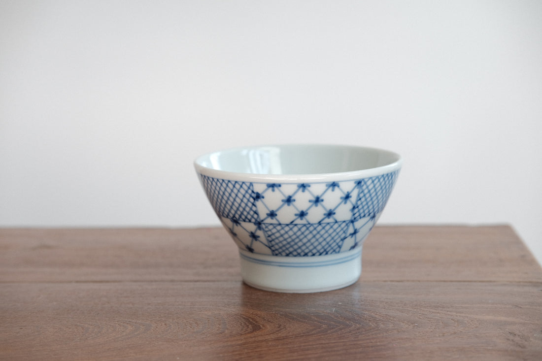 Tobe-yaki Japan Ceramic Rice Bowl