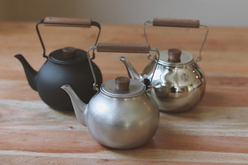 Japanese Stainless Steel Teapot Miyaco