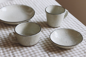 Shigaraki Ware White Ceramic