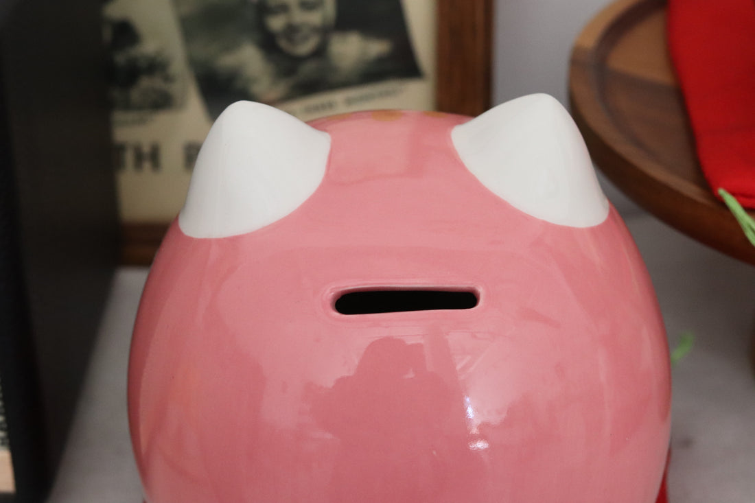 Daruma Cat Piggy Bank