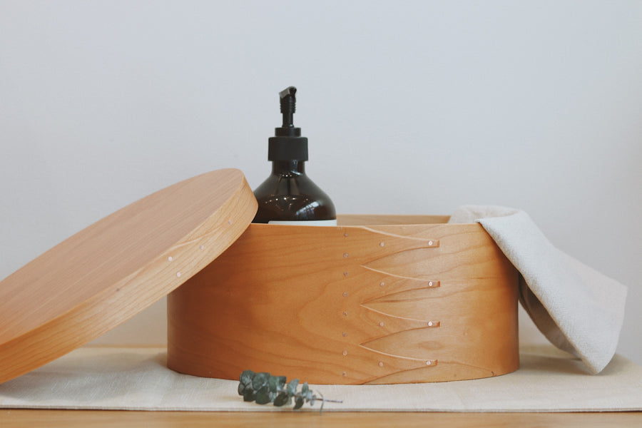 Traditional Shaker Boxes - Cherry Wood