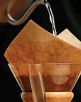 CHEMEX Unbleached Filter Squares (100-Pack)