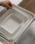 Japan Noda Horo Enamel Nestable Meal Prep / Baking Tray
