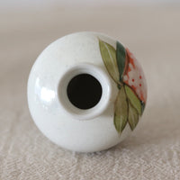 Seto Ware Hand Painted Japanese Mini Vase