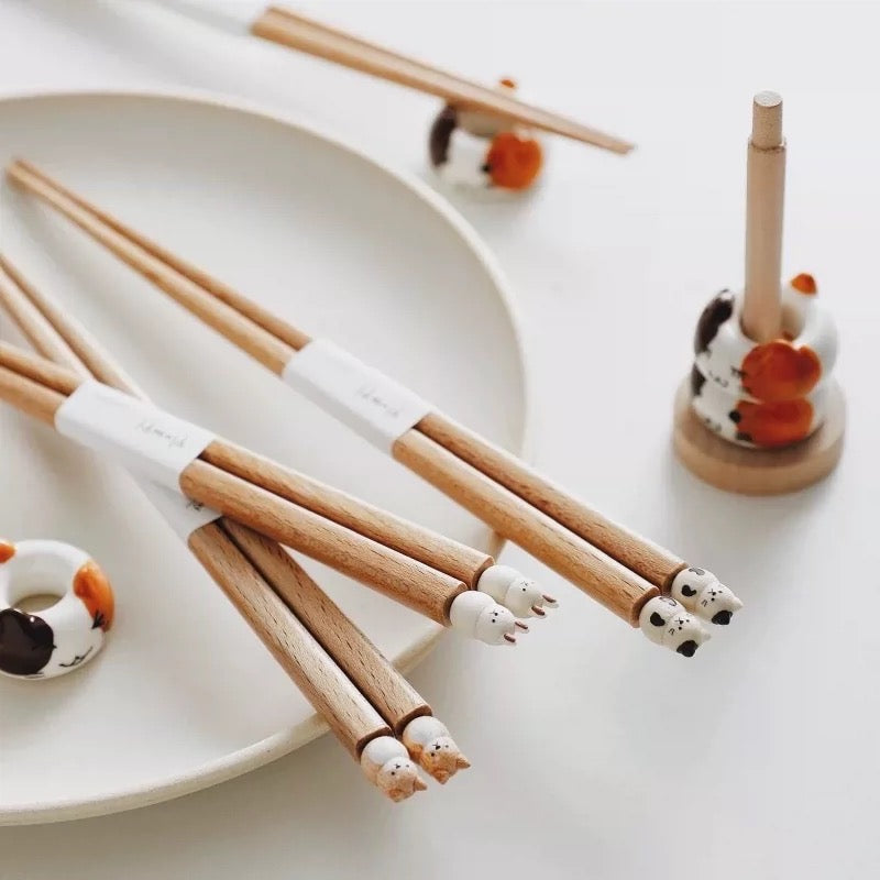 Plumpy Natural Wood Chopsticks