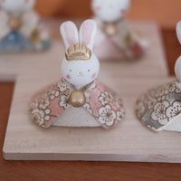Japanese Girls' Doll Festival Hina Dolls - Peach Bunny