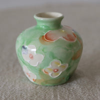 Seto Ware Hand Painted Japanese Mini Vase