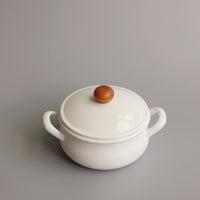 Japan Noda Horo Pochika White Pot