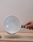 Japan Noda Horo Pochika Milk Pan 14cm Enamelware