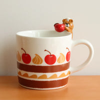 日本DECOLE草莓工坊熊熊猫猫马克杯
