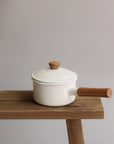 Japan Noda Horo Pochika Milk Pan 14cm Enamelware