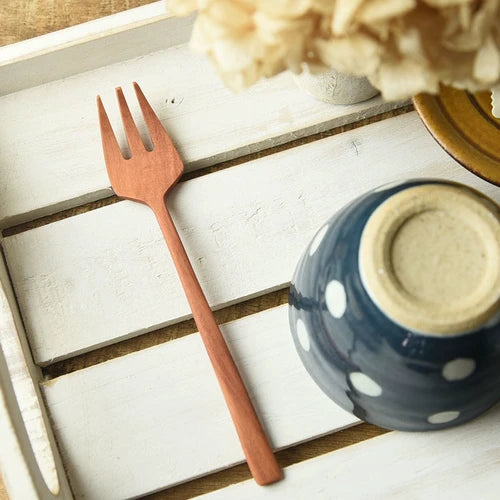 Natural Wood Cutlery Desert Fork