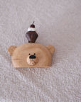 Bear brooch(cup cakes)  - By Japanese artist Kinone