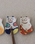 Hand Painted Cat Chopsticks Rest Mini Dish